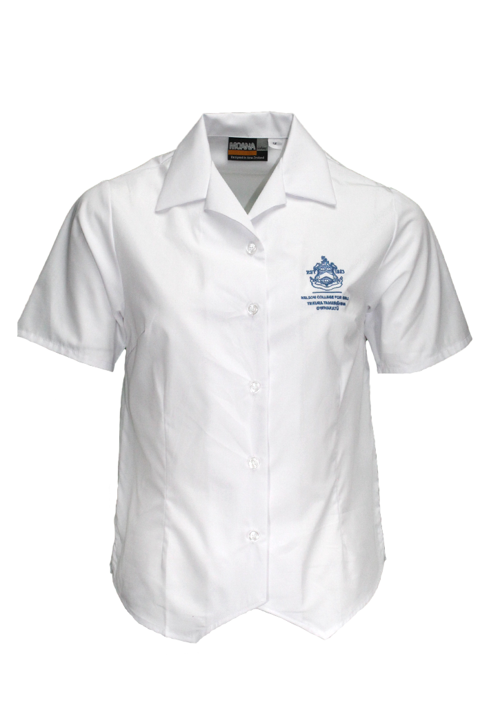 Nelson College for Girls SS Blouse White